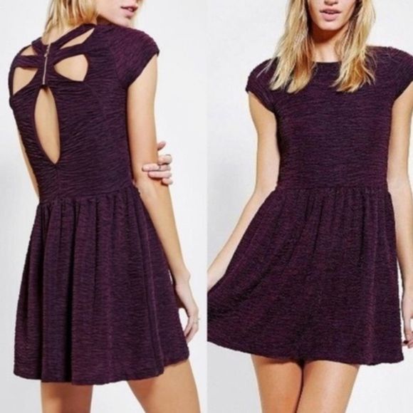 Kimchi Blue Cutout Back Fit and Flare Dress - Picture 1 of 7